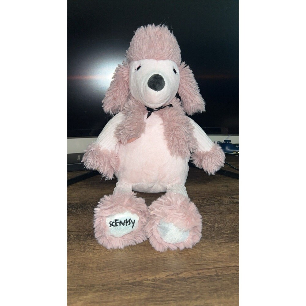 Scentsy Buddy Posh The Poodle Pink Stuffed Animal Stuffy *Scent Pack Included*